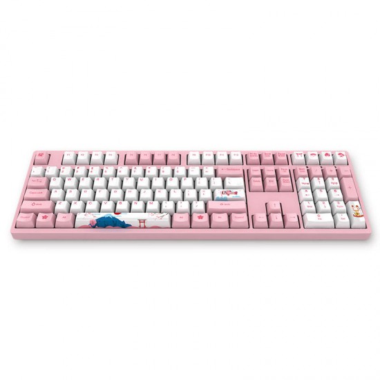 AKKO 3108 V2 108 Key PBT Keycap Akko Pink Switch Type-C Wired Mechanical Gaming Keyboard