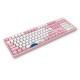 AKKO 3108 V2 108 Key PBT Keycap Akko Pink Switch Type-C Wired Mechanical Gaming Keyboard