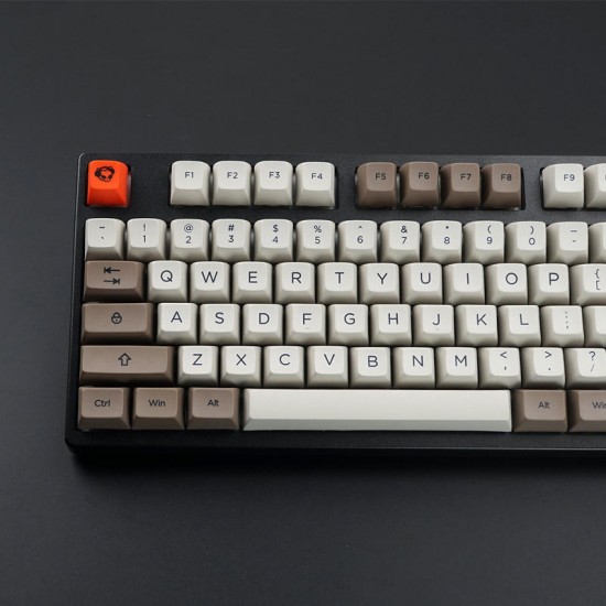 AKKO Steam Engine 108 Key SA Profile PBT Keycaps SA Keycap Set for Mechanical Keyboard