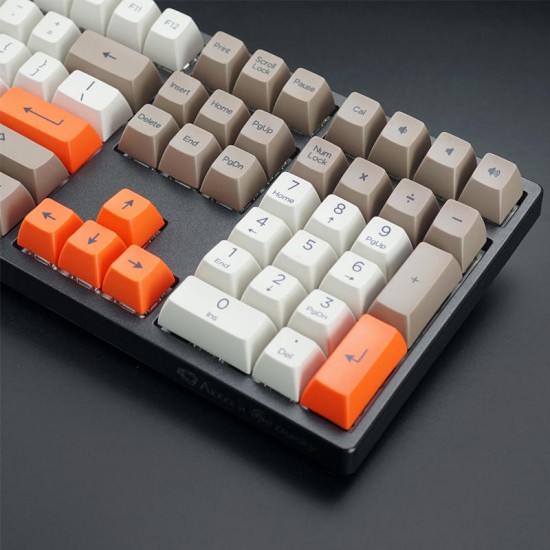 AKKO Steam Engine 108 Key SA Profile PBT Keycaps SA Keycap Set for Mechanical Keyboard