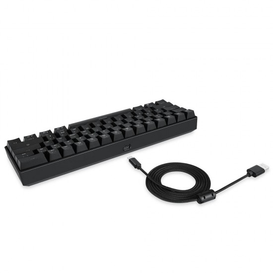 Motospeed CK61 Kailh BOX Switch Detachable Type-C 61-Key NKRO RGB Mechanical Gaming Keyboard