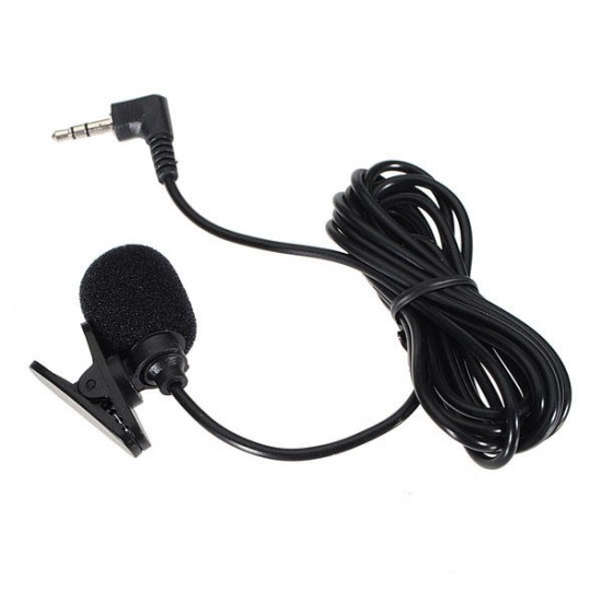 3.5mm Hands Free Clip On Mini Microphone For PC Laptop MSN