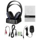 Artiste D2 2.4GHz HiFi Deep Bass Wireless TV Headphone with Transmitter Dock