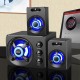 SADA D-208 3.5mm Audio bluetooth 2.1 Channel Bass LED Light Computer Speaker Support TF U-Disk