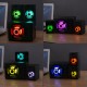 SADA D-208 3.5mm Audio bluetooth 2.1 Channel Bass LED Light Computer Speaker Support TF U-Disk