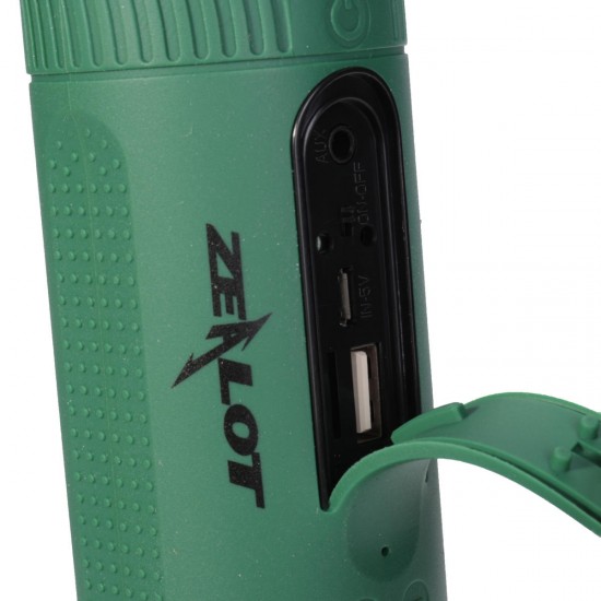 Zealot S1 Wireless bluetooth Speaker Dustproof Waterproof Flashlight FM Power Bank Multi F