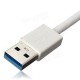 5Gbps Hi-Speed Aluminum USB 3.0 4-Port Splitter Hub Adapter with Cable