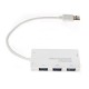 5Gbps Hi-Speed USB 3.0 4-Port Splitter Hub Adapter With DC 5V Port