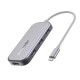 BlitzWolf® BW-TH5 7 in 1 USB-C Data Hub with 3-Port USB 3.0 TF Card Reader USB-C PD Charging 4K Display for MacBooks Notebooks iPad Pros