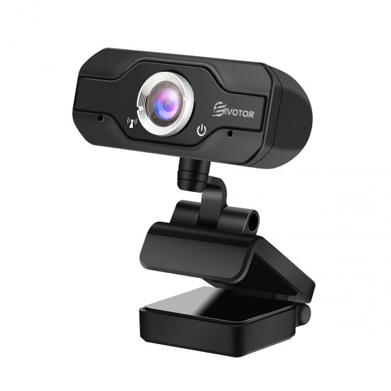 EIVOTOR 1080P HD CMOS Sensor Webcam Adjustable Angle Computer Camera