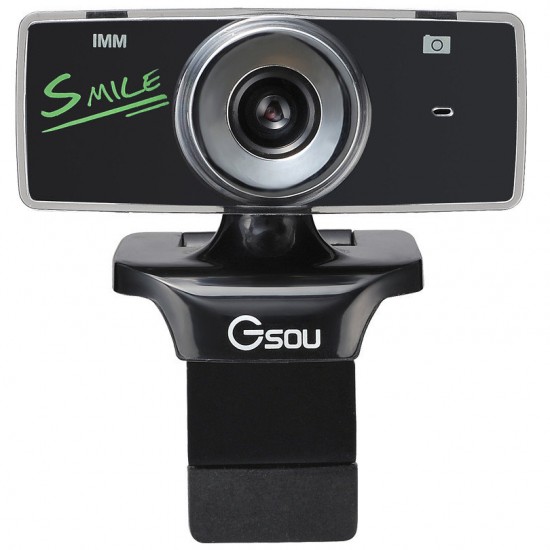 GSOU B18s USB 2.0 HD 12 Megapixels Webcam Free Drive Computer Camera with Microphone MIC