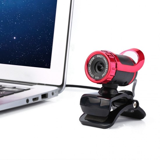 HD Auto White Balance 12M Pixels Webcam with Mic Rotatable Adjustable Camera for PC Laptop