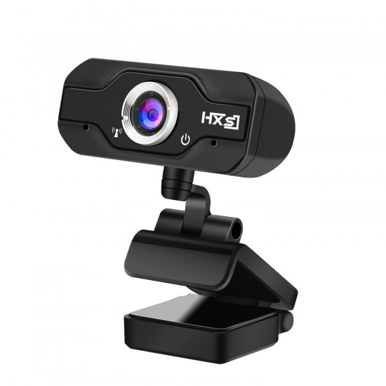 HXSJ HD 720P CMOS Sensor Webcam Built-in Microphone Adjustable Angle for Laptop Desktop