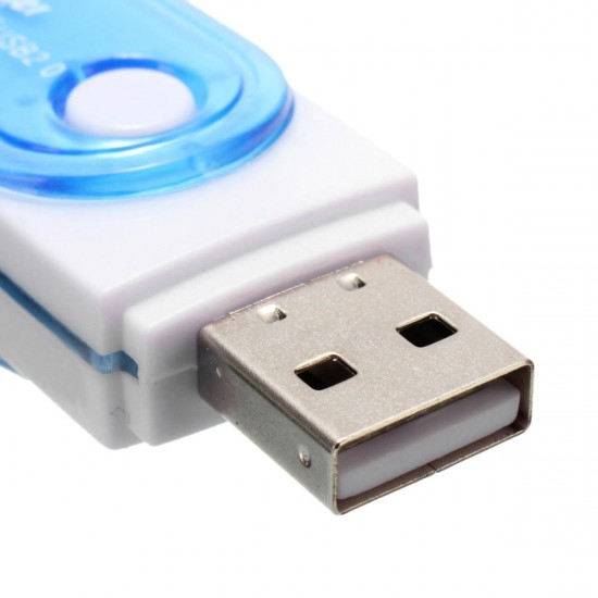 4-in-1 USB 2.0 M2 MS SD TF Card Reader