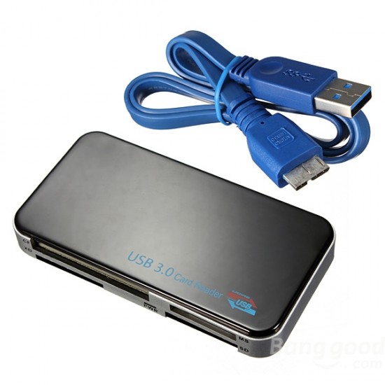 All in 1 USB 3.0 Multi Memory Card Reader CF XD MS SD M2 M2 TF