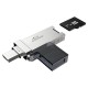 DM CR009 2-in-1 Micro USB + USB OTG Card Reader for Micro SD TF Memory Card