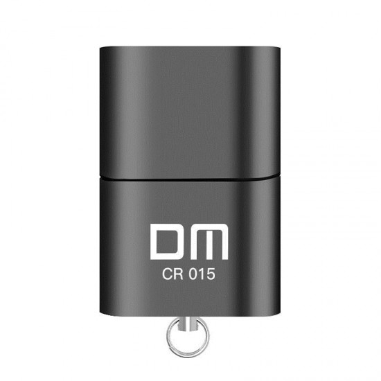 DM CR015 USB 2.0 Aluminum Alloy Mini TF Card Reader for Computer / Car