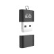 DM CR015 USB 2.0 Aluminum Alloy Mini TF Card Reader for Computer / Car