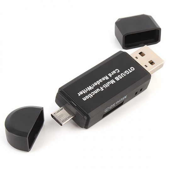 High Speed Micro USB OTG to USB Adapter SD Card Reader For Mobile Phone Tablet