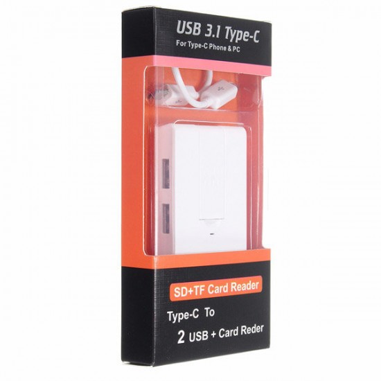 OTG USB Type C to USB 3.0 HUB SD TF Card Reader Stand Holder Micro USB Combo