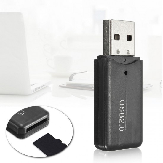 Portable Mini USB 2.0 480Mbps TF Card Card Reader