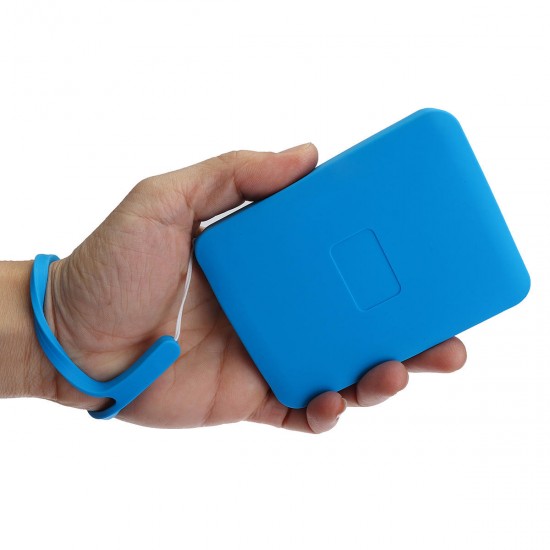 1T 2T Hard Drive Silicone Protect Case With Hanging Rope Hard Drive Enclosure