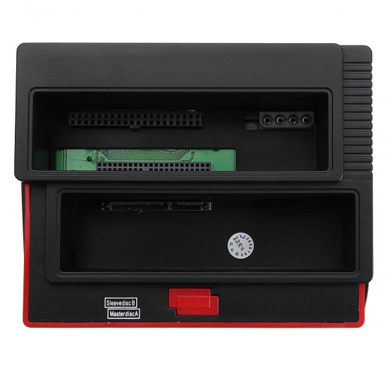 2.5/3.5" SATA IDE HDD Docking Station Clone Backup Hard Drive Enclosure USB2.0 HUB Card Reader EU