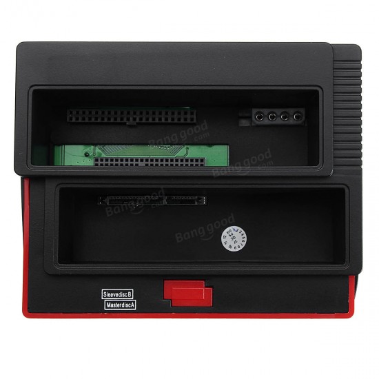 2.5/3.5" SATA IDE HDD Docking Station Offline Clone Hard Drive Enclosure USB2.0 HUB Card Reader US