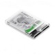 2.5inch Transparent Type-C to SATA External HDD SDD Hard Drive Enclosure Case