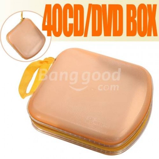 40 Disc CD VCD DVD Media Wallet Holder Carry DJ Storage Case Bag