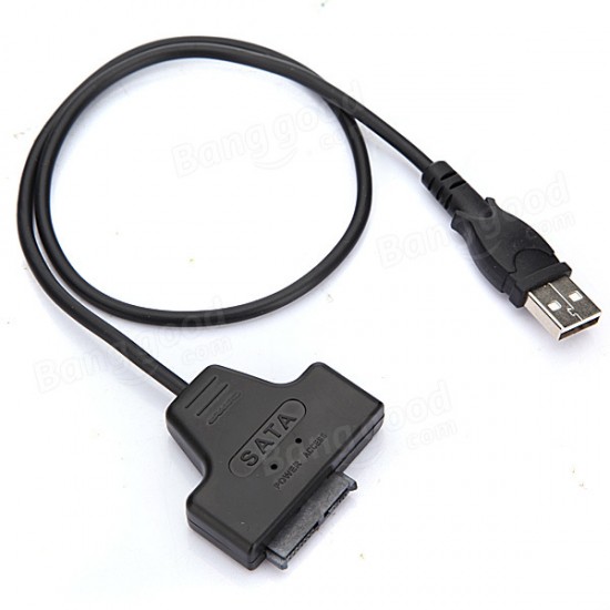 USB 2.0 to SATA 7+6 13pin Laptop CD DVD Rom Driver Adapter Card Cable