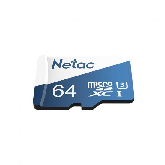 Netac P500 64GB TF Card MicroSD 64G 100MB/s UHS-1 U3  Memory Card Data Mirco SD Card