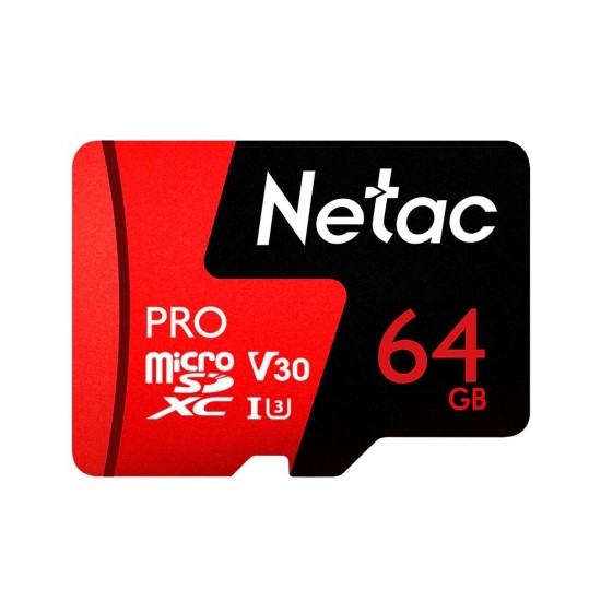 Netac P500 Pro V30 UHS-I U3 100MB/s Micro SD Card TF Memory Card  64GB 128GB 256GB