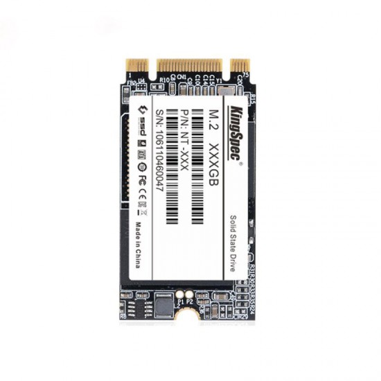 Kingspec M.2 NGFF 2242 SATA SSD TLC Internal Solid State Drive Internal Hard Disk 64/128/256GB