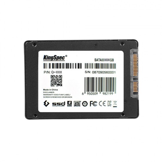 Kingspec Q series 2.5 inch Internal Hard Drive Solid State Drive SATA3 6Gbps TLC Chip for Computer