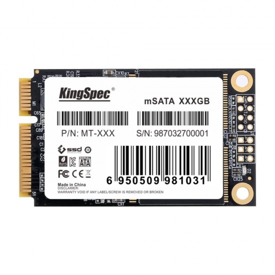 Kingspec mSATA Internal Solid State Drive mSATA Hard Drive SSD For Laptop Desktop 64/128/256/512GB