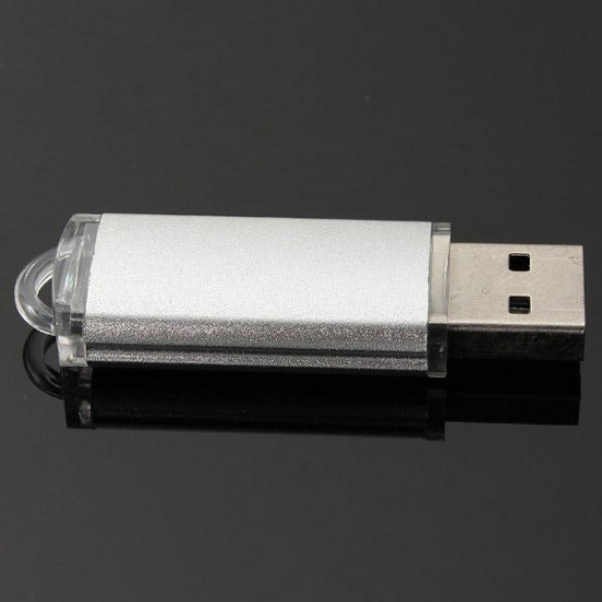 10 x 128MB USB 2.0 Flash Drive Candy Silver Memory Storage U Disk