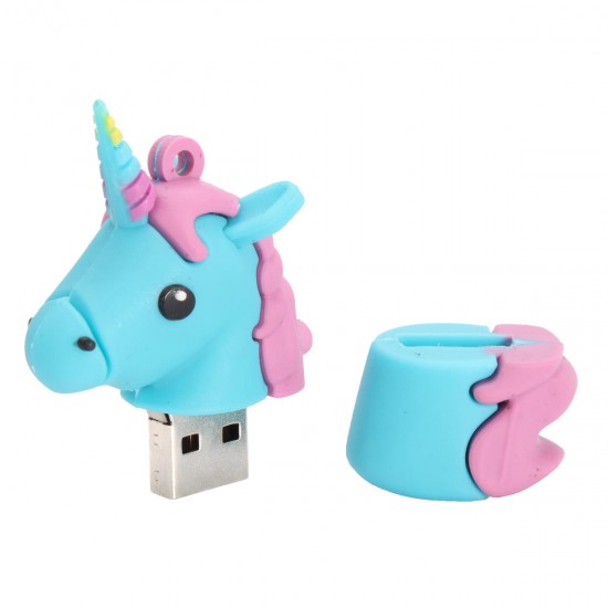 16G 32G Cute Horse USB 2.0 Flash Drives USB Memory Stick Cartoon Pen Drive