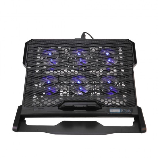 Adjustable Laptop Cooling Pad USB Cooler 6 Cooling Fans With Stand For 12-15.6 inch Laptop Use Adjustable Laptop Cooling Pad USB Cooler 6 Cooling Fans With Stand For 12-15.6 inch Laptop Use
