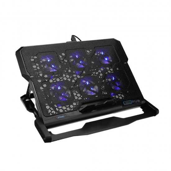 Adjustable Laptop Cooling Pad USB Cooler 6 Cooling Fans With Stand For 12-15.6 inch Laptop Use Adjustable Laptop Cooling Pad USB Cooler 6 Cooling Fans With Stand For 12-15.6 inch Laptop Use