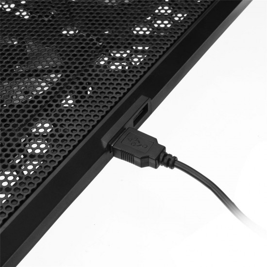 Adjustable Laptop Cooling Pad USB Cooler 6 Cooling Fans With Stand For 12-15.6 inch Laptop Use Adjustable Laptop Cooling Pad USB Cooler 6 Cooling Fans With Stand For 12-15.6 inch Laptop Use