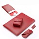 1 Set Waterproof Notebook Sleeve 15.6 inch PU Leather Laptop Bag Case Cover For Xiaomi Air Notebook