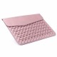 15 inch Weaving Laptop Bag PU Leather Case Cover Bag for Makbook Laptop