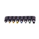 1 Set 8pcs Universal AC DC Power Adapter 2pin Plug Charger Tips For PC Notebook Laptop Use