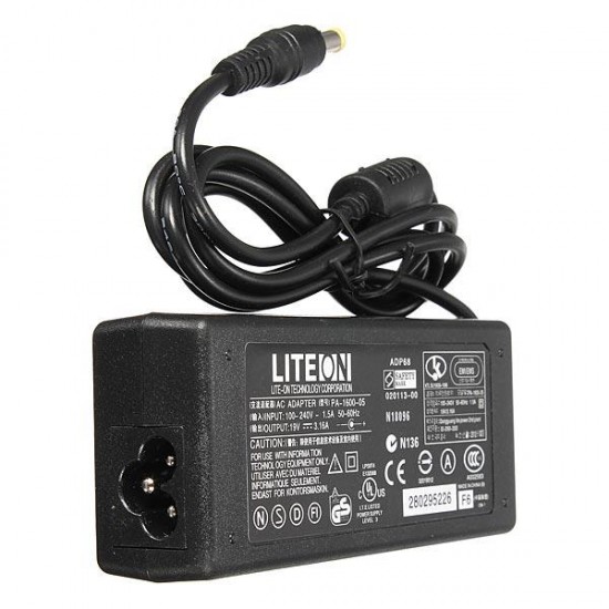 19V 3.15A Laptop AC Power Adapter for Samsung RV515-A01 RV520-W01