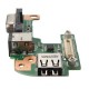 AC DC Power Jack Port VGA USB IO Board PFYC8 for DELL INSPIRON