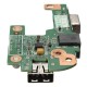 AC DC Power Jack Port VGA USB IO Board PFYC8 for DELL INSPIRON