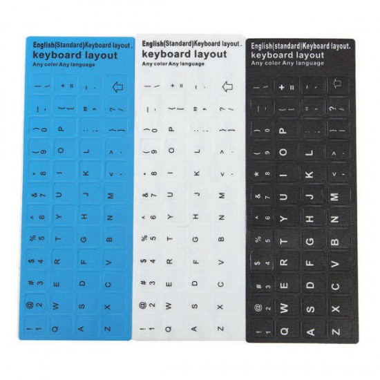 English US Non-transparent Keyboard Sticker