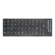 Standard Smooth Laptop Notebook Keyboard Stickers German Russian Spanish French Italian Arabic 6 Language