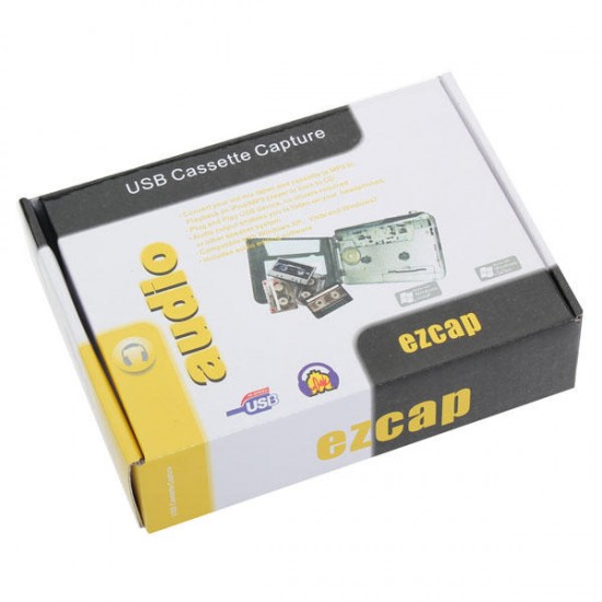 12V 10W USB Stereo Cassette Capture Cassette To MP3 Transducer